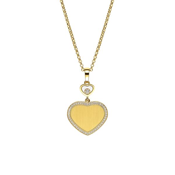 Happy Hearts Golden Hearts Halskette