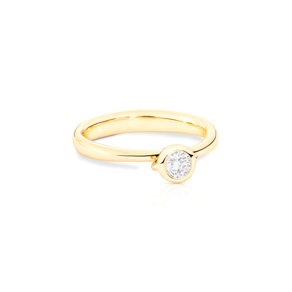 BOUTON Solitaire Ring mit Diamant