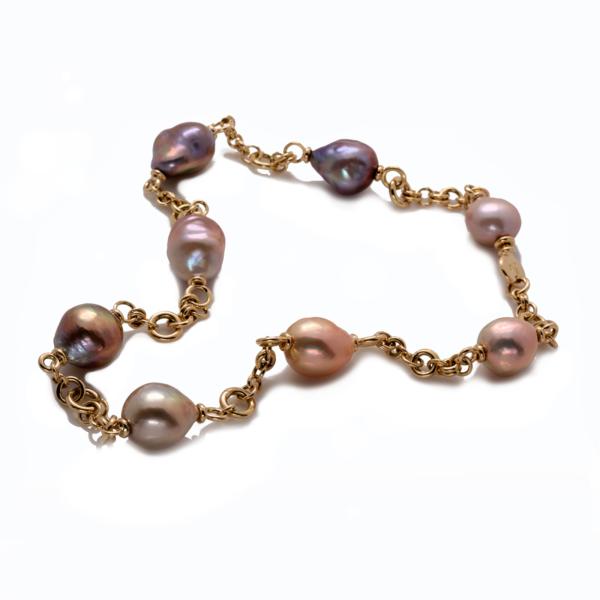 Natur Perlcollier