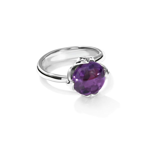 TULIP Ring Small mit Amethyst