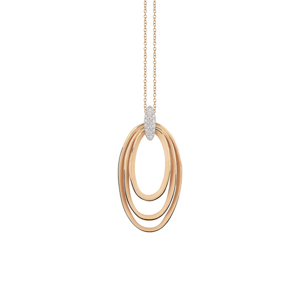 Dune Chic Pavé Anhänger mit Halskette