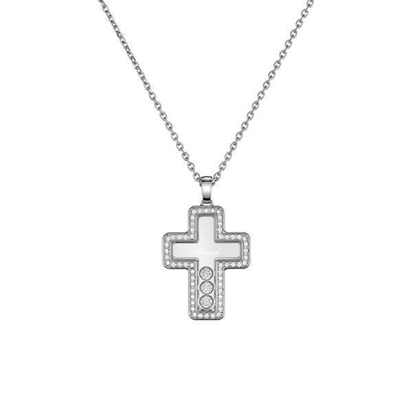 Happy Diamonds Cross Anhänger