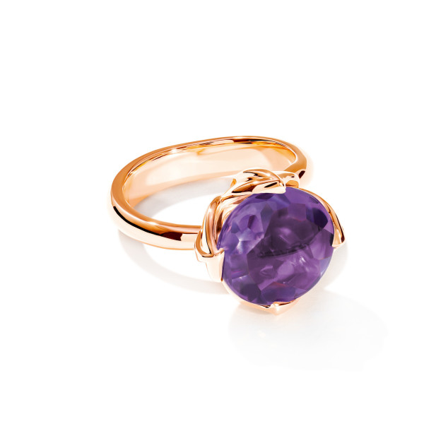 TULIP Ring Large mit Amethyst