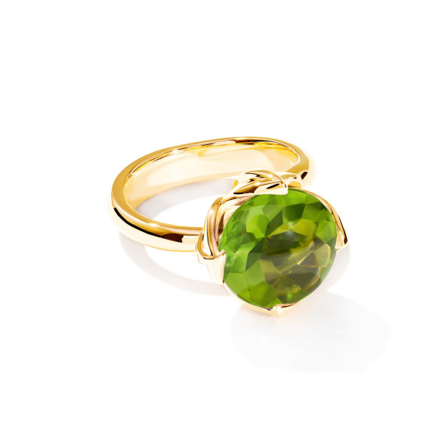 TULIP Ring Large mit Peridot