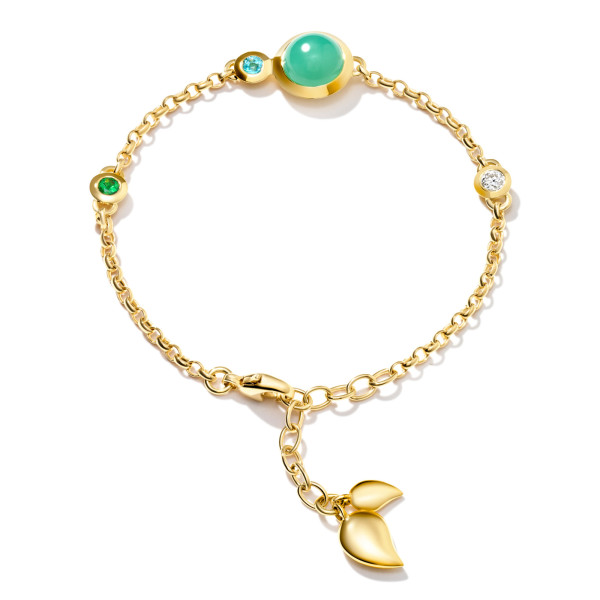 BOUTON Mini Chain Armband 'Lagoon' Small/Medium