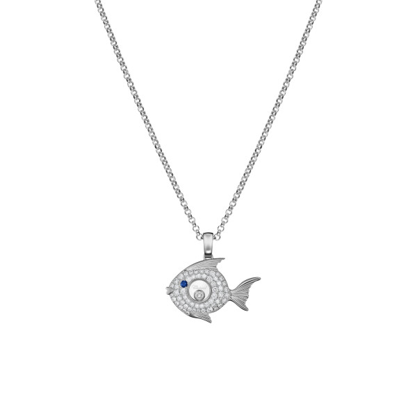 Happy Diamonds Fish Anhänger mit Halskette