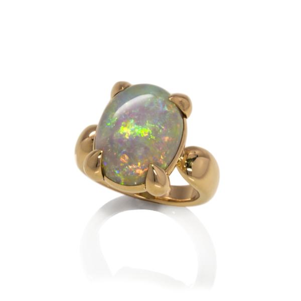 "Fire" Opalring