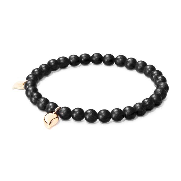 INDIA Drop Armband small Ebenholz
