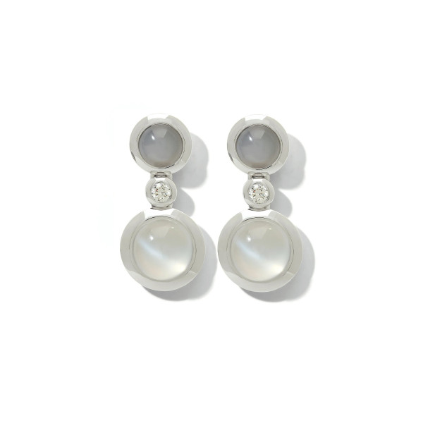 BOUTON Ohrhänger 2 Cabochons 'Cashmere'