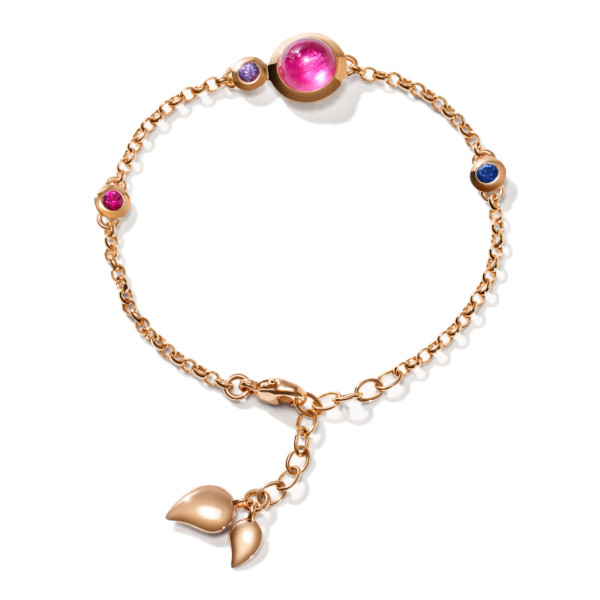BOUTON Mini Chain Armband 'Wildberry' Small/Medium