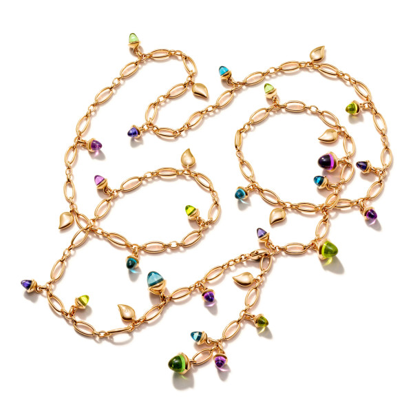 MIKADO Halskette, 100 cm in 'Aurora'