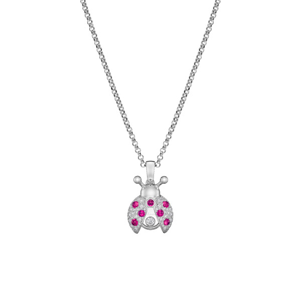 Happy Diamonds Marienkäfer Anhänger mit Halskette
