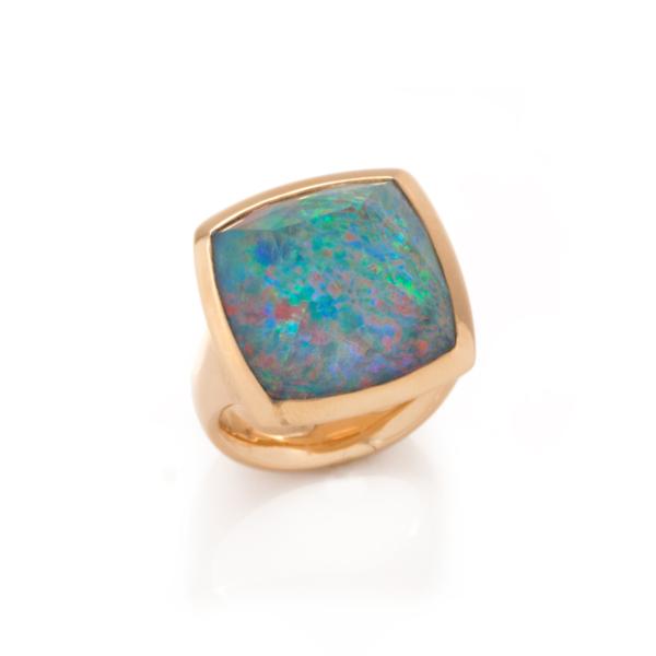 "Fire" Opalring
