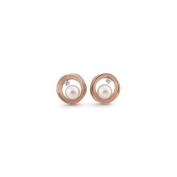 Infinity White Ohrringe