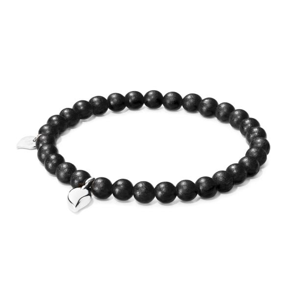 INDIA Drop Armband small Ebenholz