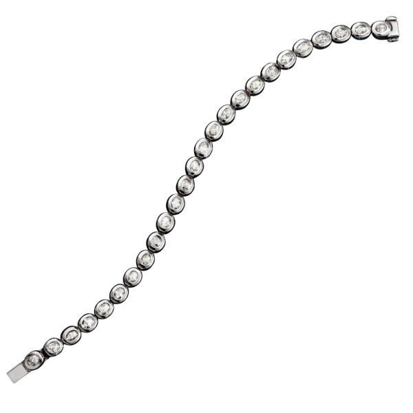 Armband mit ovalen Diamanten