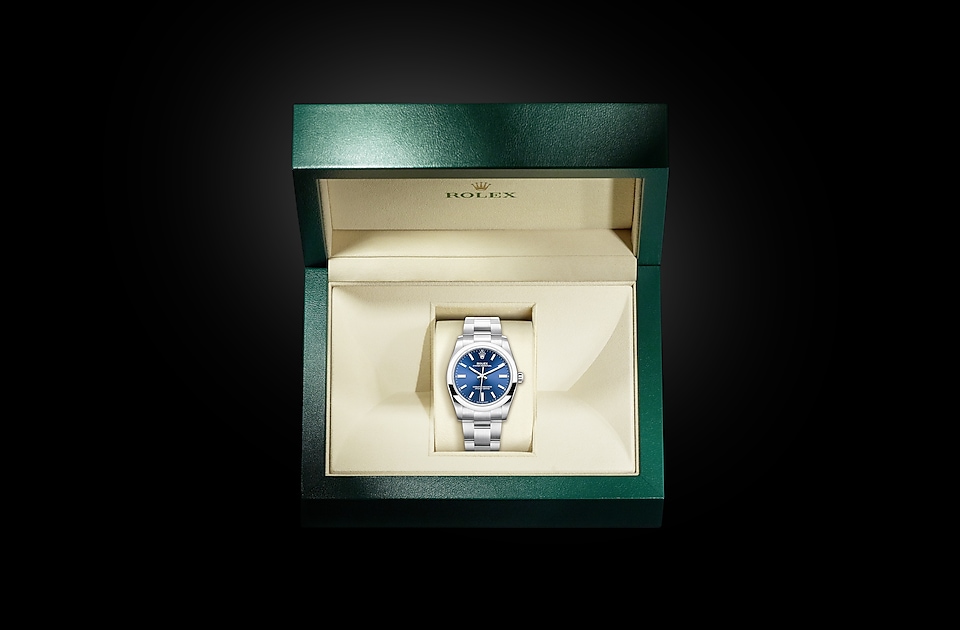 Rolex Oyster Perpetual in Edelstahl Oystersteel, M124200-0003 