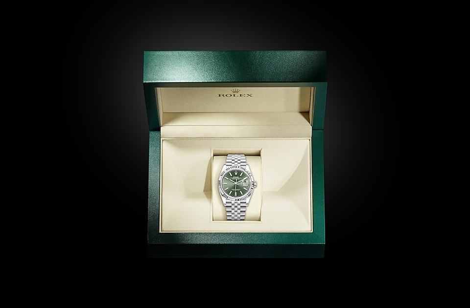 Rolex Datejust in Edelstahl Oystersteel, Edelstahl Oystersteel und 