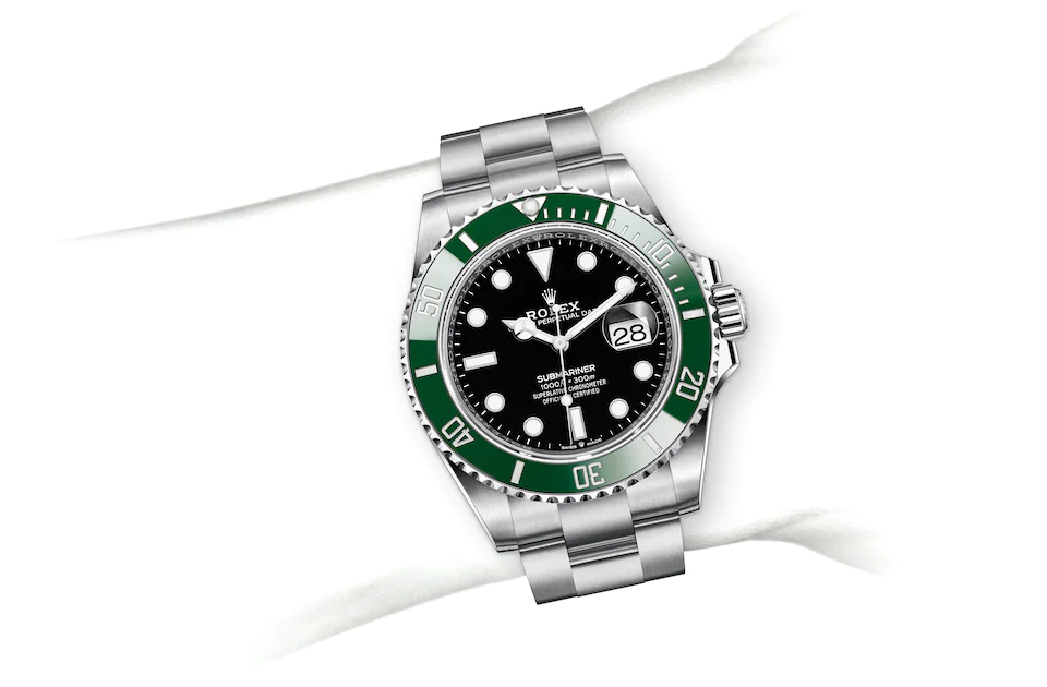 Rolex Submariner in Edelstahl Oystersteel, M126610LV-0002  