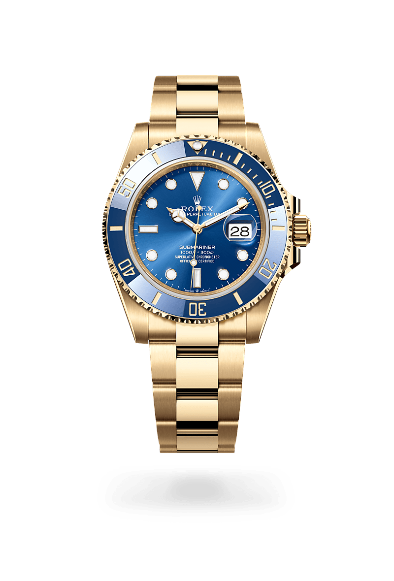 Rolex Submariner Date M126618LB-0002 Herrenuhr - Oyster, 41 mm, Gelbgold