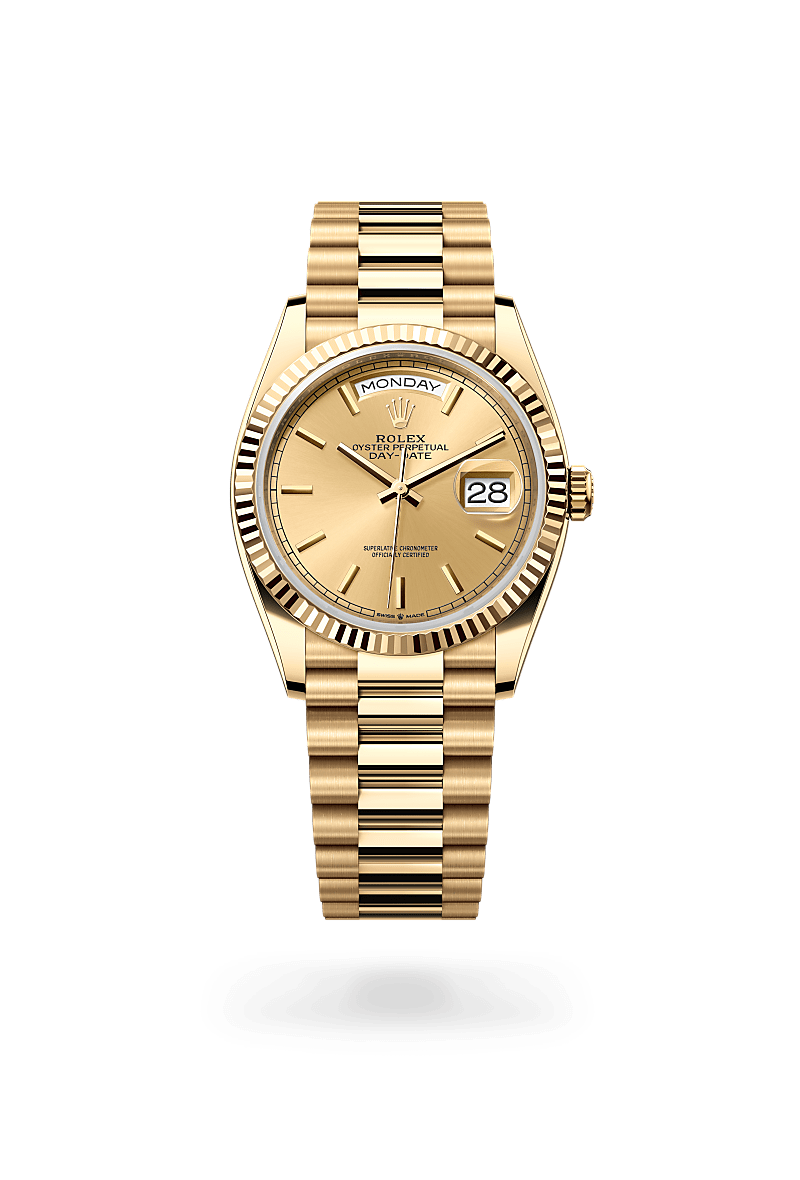 Rolex Day-Date 36 M128238-0045 Herrenuhr / Damenuhr - Oyster, 36 mm, Gelbgold