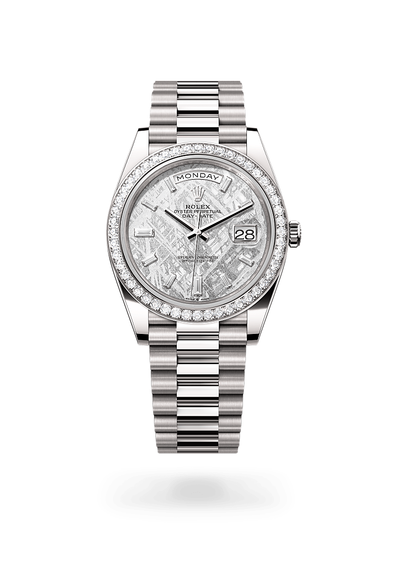 Rolex Day-Date 40 M228349RBR-0040 Herrenuhr - Oyster, 40 mm, Weißgold mit Diamanten
