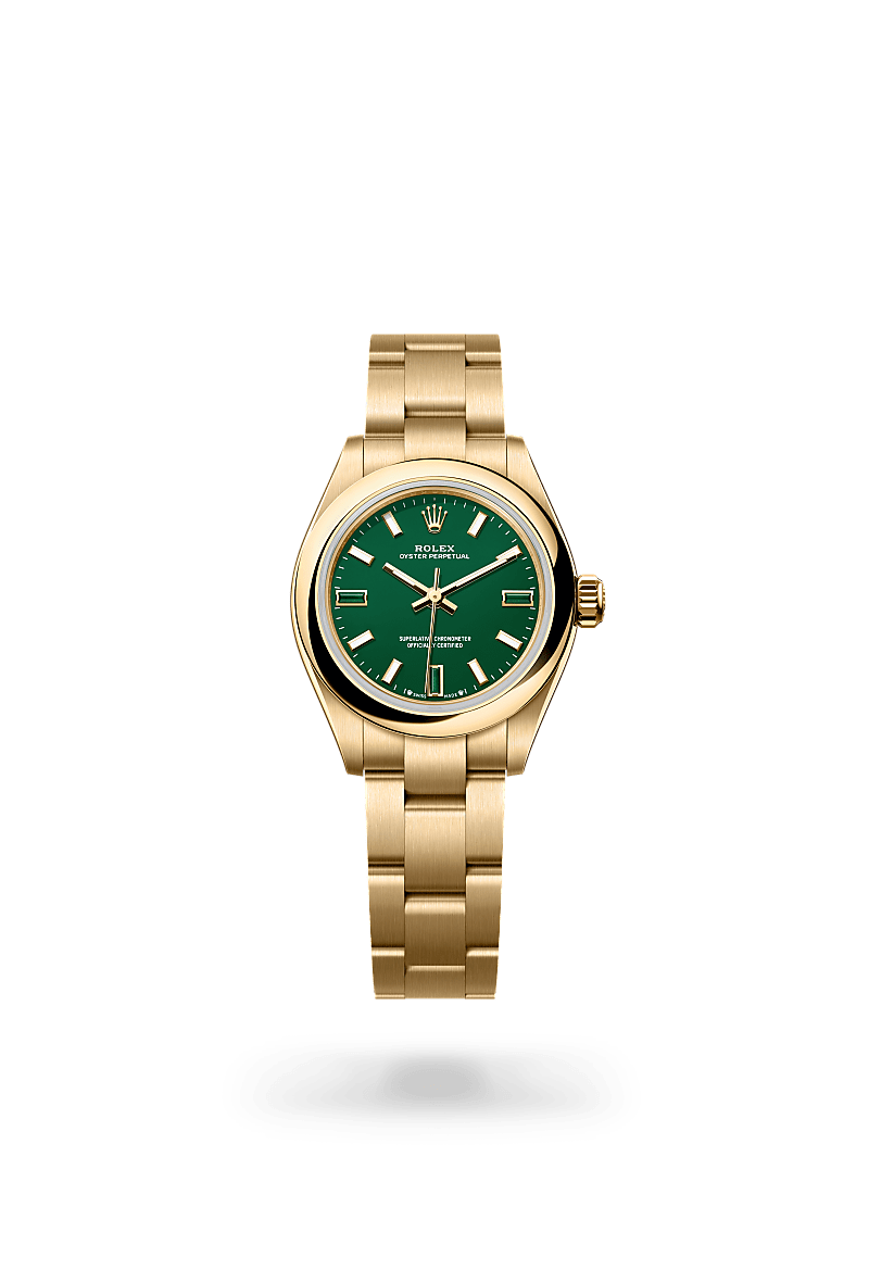 Rolex Oyster Perpetual 28 Herrenuhr (M276208-0002) Oyster, 28 mm, Gelbgold