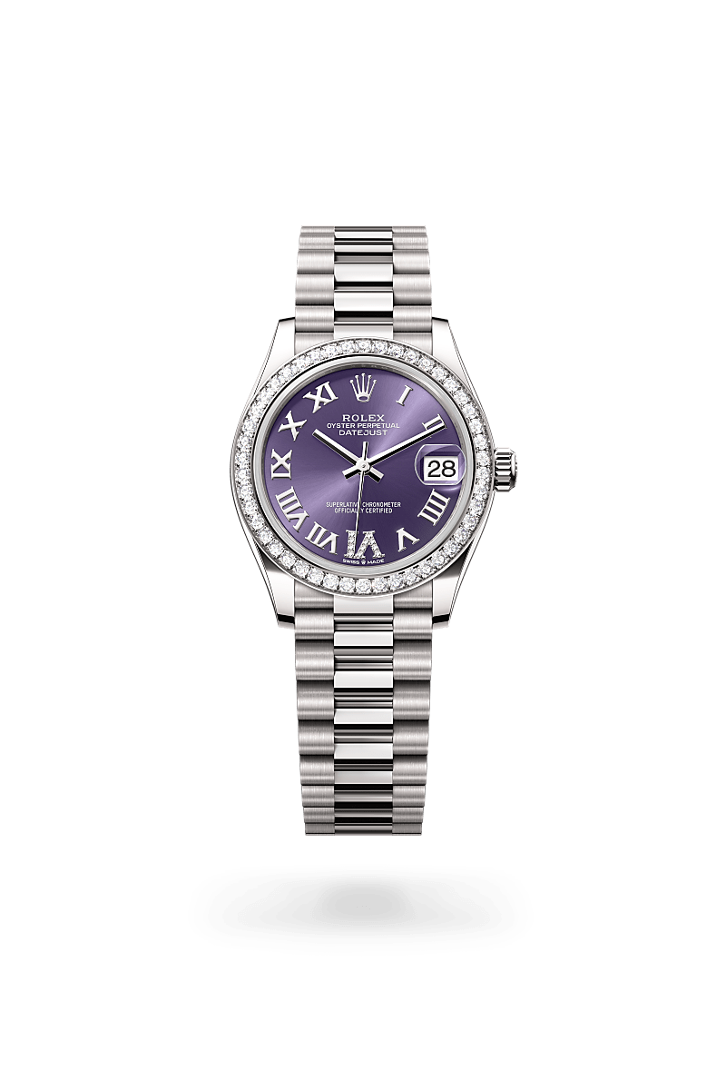 Rolex Datejust 31 M278289RBR-0019 Herrenuhr / Damenuhr - Oyster, 31 mm, Weißgold mit Diamanten