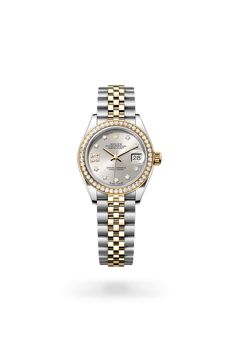 Rolex Lady-Datejust M279383RBR-0003 Herrenuhr / Damenuhr - Oyster, 28 mm, Edelstahl Oystersteel und Gelbgold mit Diamanten